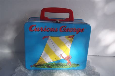 curious george metal lunch box|curious george lunchbox.